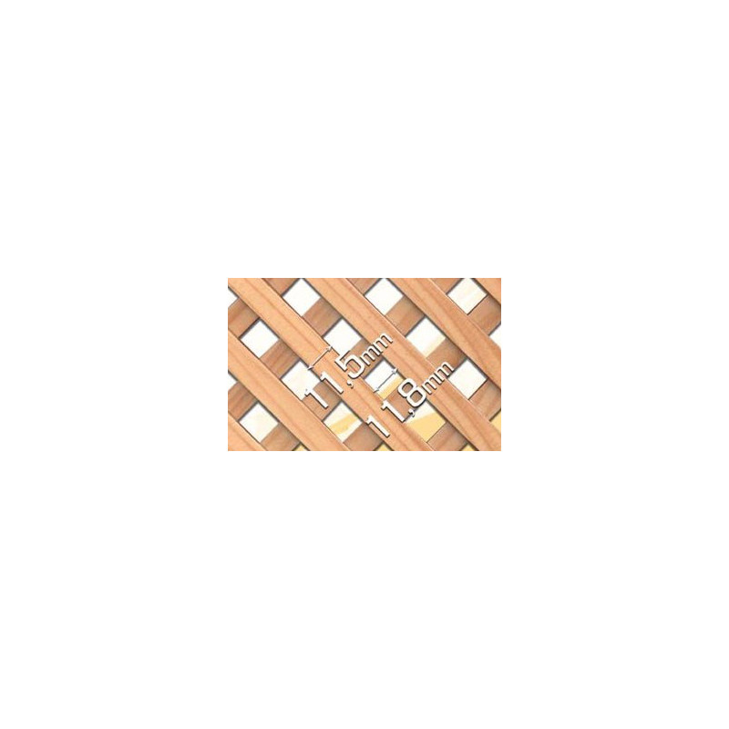 Placa decorativa sobreposta A-4 clássica, madeira de faia, C.2170 x L.851 x E.10 mm