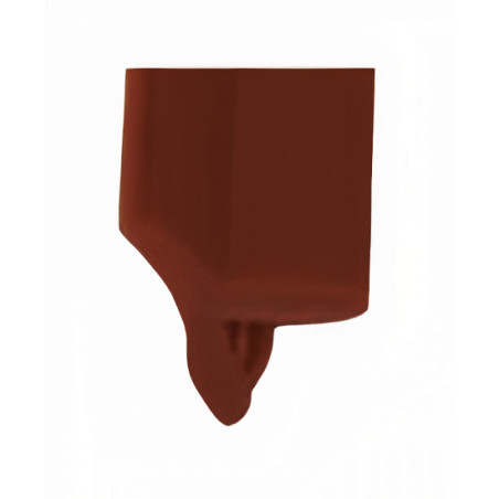 Perfil vedante/batente barra 552 p/portas de madeira, plástico branco, A.15 x L.5 x C.2050 mm