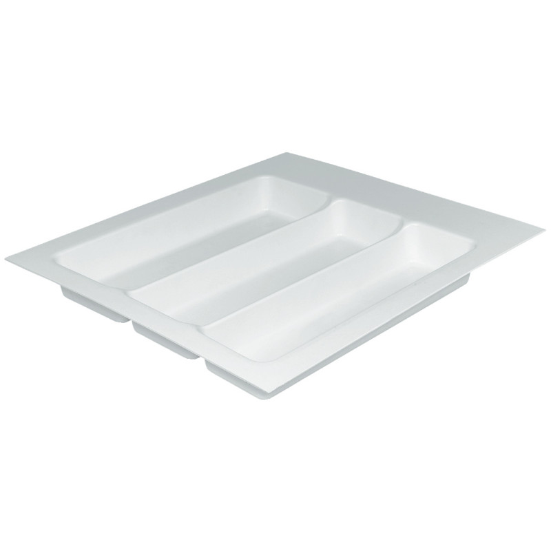 Porta talheres p/gaveta HAFELE 556.65.757, plástico branco, A.57 x L.390-460 x P.430-530, MOD.500 mm