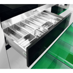Corrediça com amortecedor para lateral de gaveta GRASS XP Dynamic, silenciosa com travão, extração total, C.450 mm