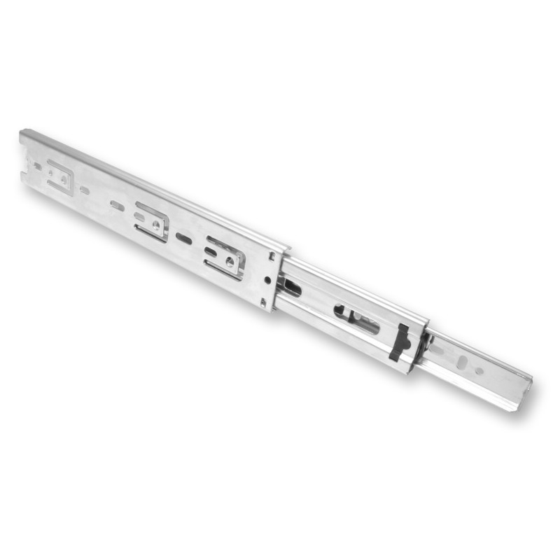 Corrediça telescópica de esferas de gaveta C86, extração total, A.45 x C.350 mm