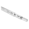 Corrediça telescópica de esferas de gaveta C86, extração total, A.45 x C.300 mm