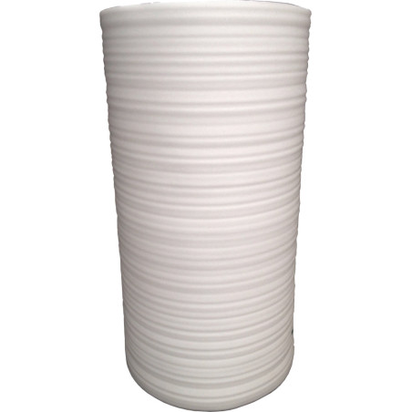 Tela de espuma em rolo, polietileno, 560 m2, C.350 x L.1,6 mts, E.1,5 mm