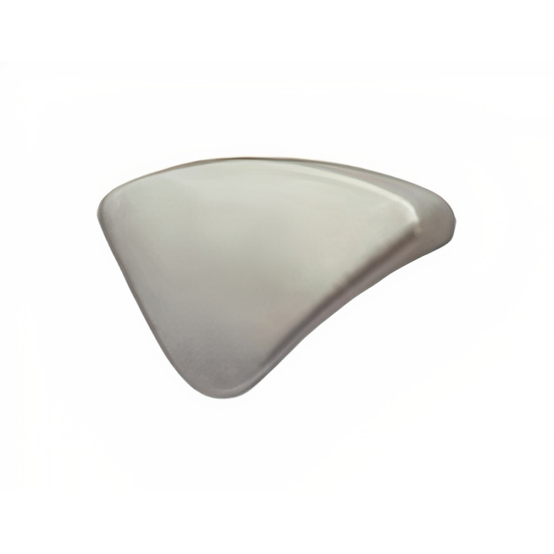 Puxador atual, triângulo Sofima 309, zamak niquelado mate, L.41 x C.28 x A.19 mm