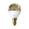 Stock-off, lâmpada esférica/bola luz incandescente, prata, Ø.4,5 x 7,7 cm, E14, 220/230V 25W