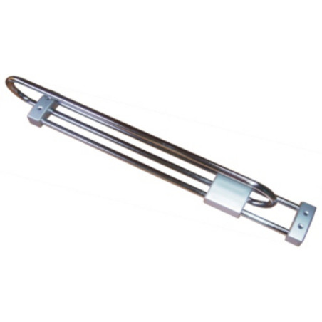 Cabide C119 para roupeiro, extensível tipo trombone, cromado, 350 x 50 x 65 mm