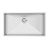 Lava louça RODI BOX LINE 74, uma pia sem escorredor, inox escovado, aplicação superior ou á face, 776 x 436, MOD.900 mm