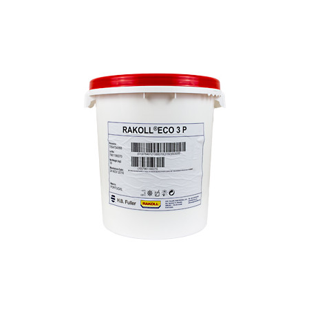 Cola à base de dispersão aquosa de resinas sintéticas H.B.Fuller-Rakoll RAKOLL ECO 3P(ECO3P), branca, 30 kg