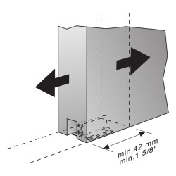 Jogo para porta de correr suspensa KLEIN NK-45, ferro, plástico, suporta 45 kg