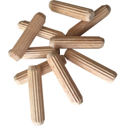 Cavilhas Artimol, madeira de faia, 10 x 30 mm (KG)