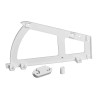 Sapateira HAFELE 892.14.719 para roupeiro, plástico branco, 1 prateleira