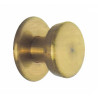 Puxador espelho redondo c/bola pequena Sofima 484, zamak bronze, P.32 x Ø.45/40 mm