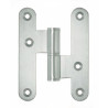 Dobradiça tipo H cantos redondos 480 para porta, inox satinado, 92 x 69 x 2,5 mm, esquerda