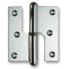 Dobradiça balanço lisa Sofima 201 para porta, zamak bronze, 3", A.76 x L.38 x E.3 mm, direita