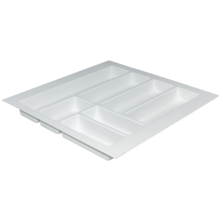 Porta talheres p/gaveta HAFELE 556.60.770, plástico branco, A.52 x L.437-496 x P.401-499, MOD.500-550 mm