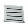 Grelha/respiro de ventilação quadrado R15, plástico branco, 120 x 120 mm