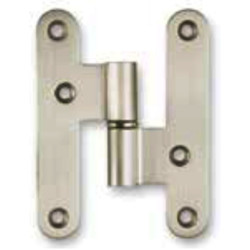 Dobradiça balanço tipo Europeia rasa Sofima 3032 para porta, latão lacado, 3,5", A.92,3 x L.39,80 x E.3 mm, esquerda