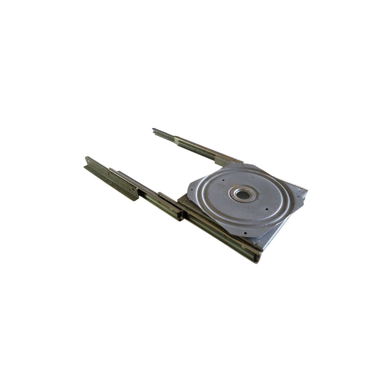 Base TV rotativa com corrediça de 2 lanços, C.325/695 x L.364 x A.54, base 260 x 260 mm