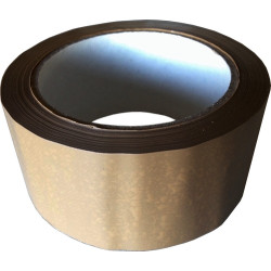 Fita adesiva/cola em rolo, PP castanho, C.66 mts x L.25 mm