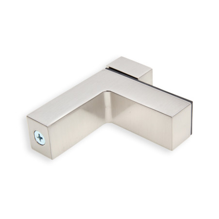 Suporte de prateleira pelicano, satinado, regulável 4-30, A.84-114 x P.68 mm