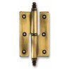 Dobradiça meio balanço com carrapeta Sofima 230 para porta, zamak niquelado preto, 2,5", A.63 x L.31 x E.3 mm, esquerda