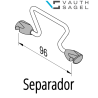 Separador para VAUTH-SAGEL VS SUB Slim K150, cromado