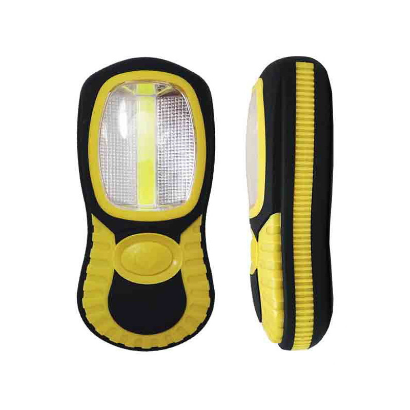 Lanterna com gancho e magnético LED COB XL dupla função 36382, 6 x 12 x 3 cm, 3 LEDs 1W 70LM + 1 LED 3W 230LM