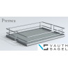 Despenseiro até 120 kg VAUTH-SAGEL VS TAL Larder 4 extracção total c/amortecedor, prateado, A.1450-1700 x P.503, MOD.300-600 mm