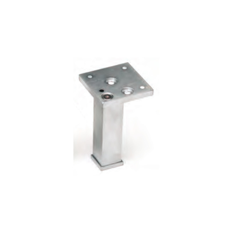 Base para pé Sofima 1040, zamak cromado mate
