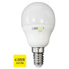 Lâmpada esférica/bola LED luz dia 98319, Ø.4,5 x 8 cm, E14, 200°, CE.A+ 220/240V 5W 400LM 4000K