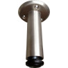 Pé para mobiliário/móveis com afinação, inox, A.150 x Ø.32/75 mm