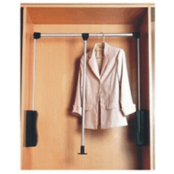 Cabide 3022 para roupeiro, extensível de 830 a 1150 mm, capacidade máxima 12 kg