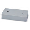 Pé/base para sofá Sofima 1061, zamak lacado cromado mate, A.20 x L.50 x C.100 mm