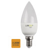 Lâmpada vela/cone LED luz quente 98329, Ø.3,6 x 10,3 cm, E14, 200°, CE.A+ 220/240V 5W 400LM 3200K