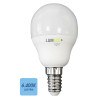 Lâmpada esférica/bola LED luz fria 98322, Ø.4,5 x 8 cm, E14, 200°, CE.A+ 220/240V 5W 400LM 6400K