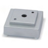 Pé/base para sofá Sofima 1067, zamak lacado cromado mate, A.20 x L.55 x C.55 mm