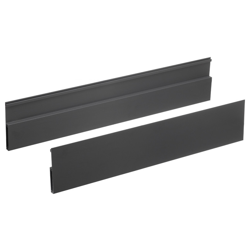 Perfil frontal p/gaveta interna STRONG StrongMax 336108, antracite, A.100,5 x C.1100 mm