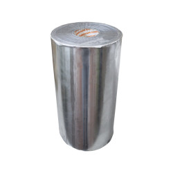 Tela de alumínio autocolante p/proteção, E.0,15 x L.400 mm (metro)