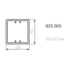 Perfil para construção de móveis SCHUCO 925065, transversal, L.38 x A.40 x C.3000 mm
