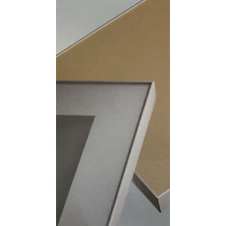 Perfil vedante anti-impurezas para portas de vidro SCHUCO 650058, para ref.923088, C.5000 mm