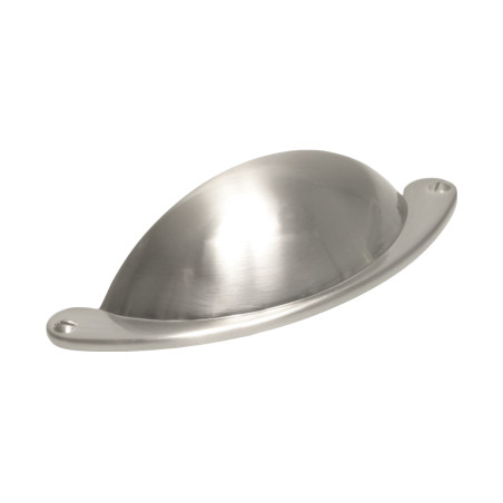 Puxador clássico, concha oval F83 814, zamak oxidado francês, 2 furos distância 64, E.30 x C.104 x A.26 mm