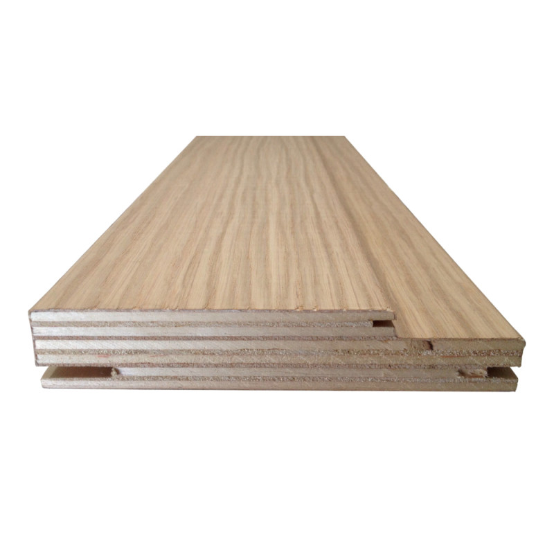 Aro com rebaixo, contraplacado revestido a folha de faia vaporizada, sem verniz, C.2150 x E.30 x L.160 mm