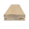Aro de passagem, contraplacado revestido a folha de carvalho natural listado, sem verniz, C.2150 x E.30 x L.120 mm