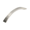 Puxador atual, asa ponte F83 M44, zamak satinado, 2 furos distância 128, E.18,7/12,3 x C.152 x A.30 mm