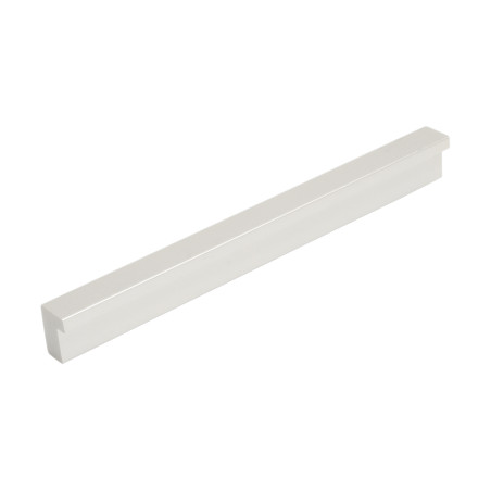 Puxador atual, barra rectangular L F83 F41, alumínio anodizado mate, 2 furos distância 64, E.7,6 x C.80 x A.17 mm