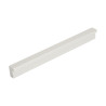 Puxador atual, barra rectangular L F83 F41, alumínio anodizado mate, 2 furos distância 64, E.7,6 x C.80 x A.17 mm