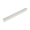Puxador atual, barra rectangular T F83 M57, alumínio anodizado mate, 2 furos distância 128, E.5,42/13,30 x C.150 x A.14 mm