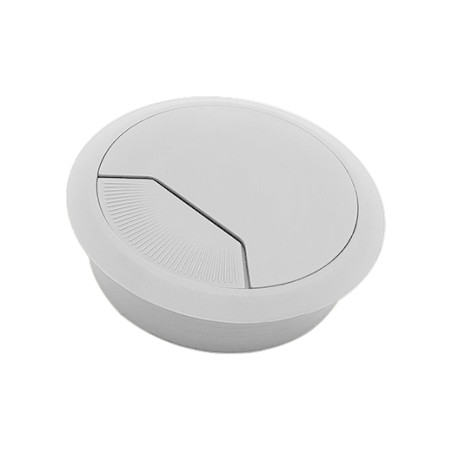 Passa cabos/fios com tampa desmontável 618080000, plástico cinza, A.25 x Ø.80 mm