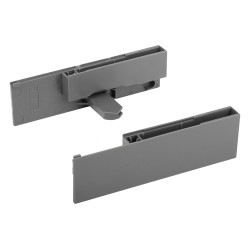 Fixador frontal p/gaveta interna vidro STRONG StrongMax 401949, antracite, A.121 mm