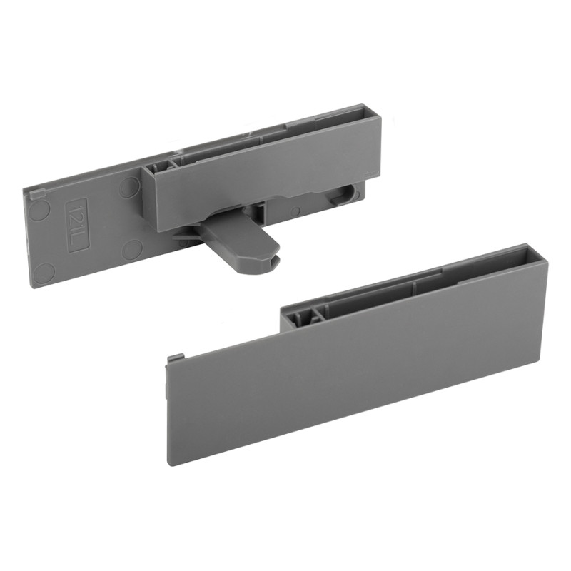 Fixador frontal p/gaveta interna vidro STRONG StrongMax 401949, antracite, A.121 mm
